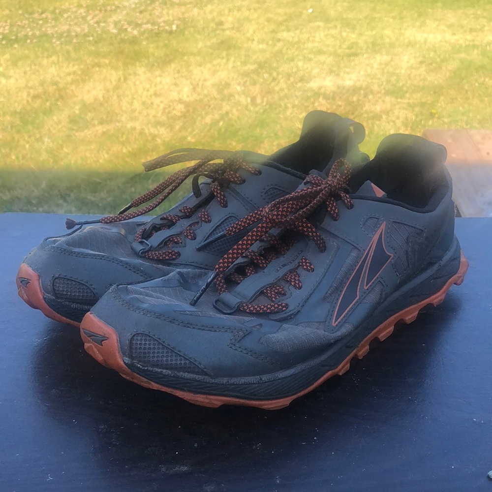 Altra Gray Orange Athletic Shoes with Rugged Design Sneakers Size 10M